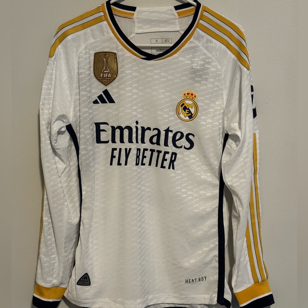 Real Madrid #5 BELLINGHAM HOME JERSEY 2024 UCL Long sleeve